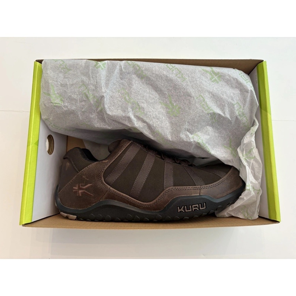 Kuru Chicane Men's Brown Supportive Leather Hiking Athletic Shoes 8 Wide NWB - Picture 3 of 9